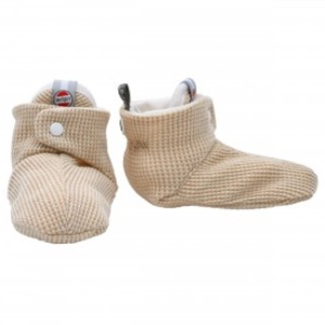 Lodger Slipper Ciumbelle kokvilnas čībiņas, 3-6m, Ivory, SLC069_3-6 - Image 1