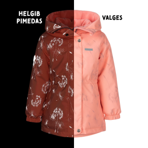 LENNE Pavasara - rudens jaka / parka MARITA, 23226, 1734, coral - Image 1
