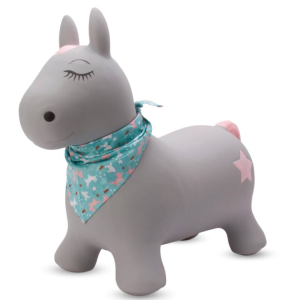 SUN BABY Gumijas lēkājamais dzīvnieks - Ponijs, J06.018.0.1, pelēks,60cm - Image 1