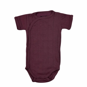 Lodger Romper Solid kokvilnas bodijs ar īsām piedurknēm, Nocture,RFS077_62 - Image 1