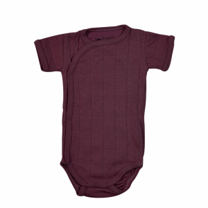 Lodger Romper Solid kokvilnas bodijs ar īsām piedurknēm, Nocture,RFS077_68 - Image 1