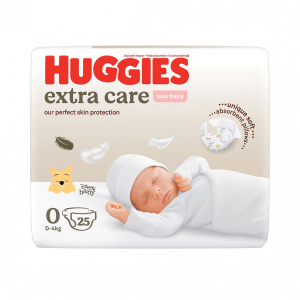 Huggies Extra Care 0 autiņbiksītes jaunpiedzimušiem <3.5kg 25gb - Image 1