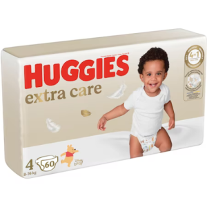 Huggies Extra Care 4 autiņbiksītes 8-16 kg 60gb - Image 1
