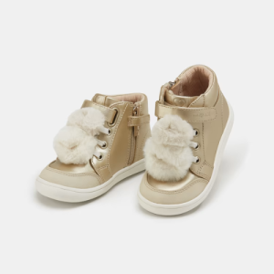 MAYORAL Pavasara-rudens zābaki meitenēm ar pomponiem, zelta - Image 1