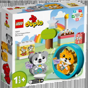 LEGO DUPLO Mans pirmais kucēns un kaķēns ar skaņām, 10977 - Image 1