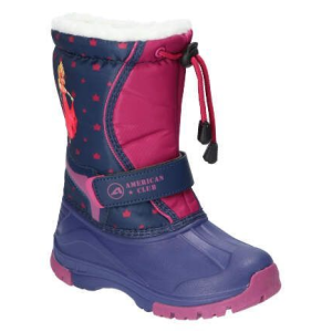 American Club ziemas zābaki meitenēm, Princess, Navy/Purple - Image 1