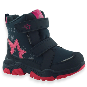 American Club SoftShell ziemas zābaki meitenei, HL 66/24, Navy - Image 1