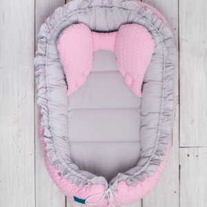 Belisima Zīdaiņa ligzdiņa Bunny, Pink/Grey - Image 1