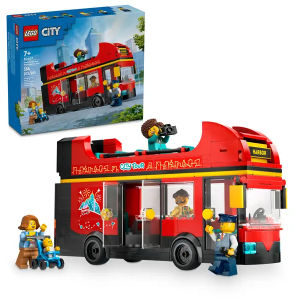 LEGO City Sarkans divstāvu ekskursiju autobuss 60407 - Image 1
