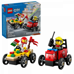 LEGO City Picu piegādes pret ugunsdzēsēju sacīkšu auto komplekts60458 - Image 1