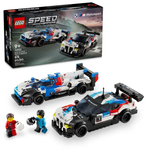 LEGO Speed Champions BMW M4 GT3 & BMW M Hybrid V8 sacīkšuauto 76922 - Image 1