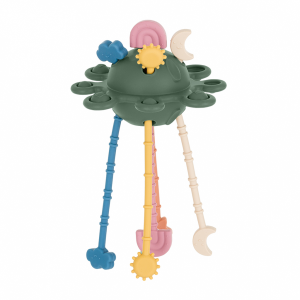 PETITE&MARS Silikona sensorā rotaļlieta Crazy Planet, 601817, MistyGreen, 10+m - Image 1