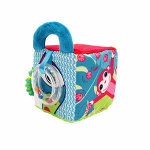 LUDI Attīstošā rotaļlieta mazuļiem - kubs, Jungle - Image 1