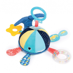 LUDI Attīstošā rotaļlieta mazuļiem, Whale - Image 1