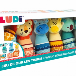 LUDI Boulinga spēle mazuļiem, auduma, Dzīvnieki, 10+ mēn - Image 1