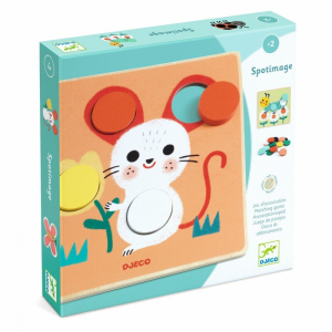 DJECO Izglītojoša koka spēle – Punktotie attēli, DJ01617 - Image 1