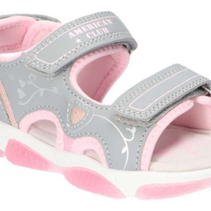 American Club sandales meitenēm, Grey - Image 1