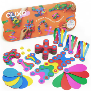 CLIXO Magnētu konstruktors - Super Raimbow Pack 60gb - Image 1
