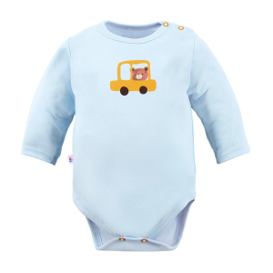 EEVI Bodijs CARS & BEARS, zils - Image 1