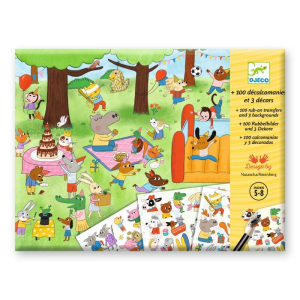 DJECO Nokasāmās uzlīmju bildītes - Laiks svētkiem!, DJ09355 - Image 1