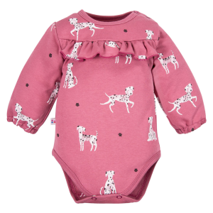 EEVI Bodijs ar garām piedurknēm DOGS, berry - Image 1