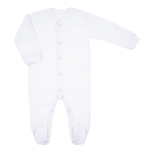 NICOLA Rāpulītis ar garām piedurknēm BASIC, balts - Image 1