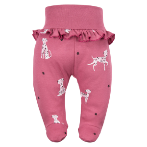 EEVI bikses ar pēdiņām DOGS, berry - Image 1