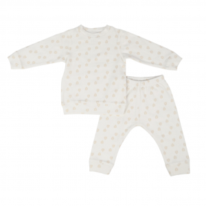 Lodger Nomad Rib bērnu 2 daļigā pidžama, Cloud Dancer, 86 - Image 1