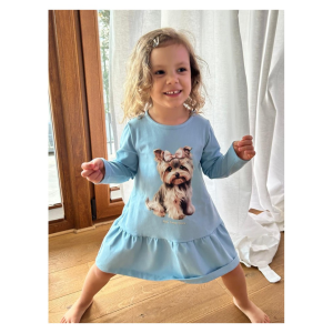 ATUT Kleita ar garām piedurknēm - Best Friends Forever, 0915, gaišizila - Image 1