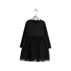 ATUT Kleitiņa ar garām piedurknēm un tilla apakšmalu, 134, black - Image 1