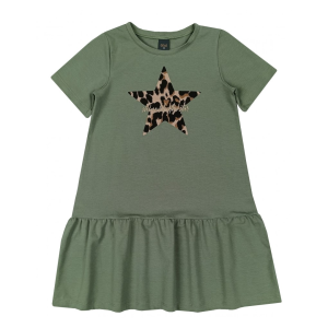 ATUT Zaļa kleita meitenei ar īsām piedurknēm Shine like a Star, 1134 - Image 1