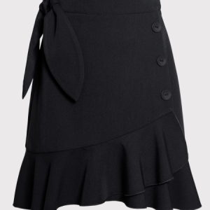 SLY Melni pārliekami svārki ar volānu - Image 1