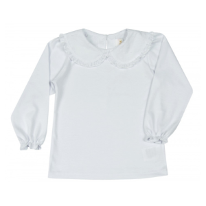 ATUT Blūzīte trikotāžas blūzīte ar garām piedurknēm un dekoratīvuapkaklīti, 0599 - Image 1