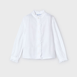 MAYORAL Balta blūze meitenei, Blanco - Image 1