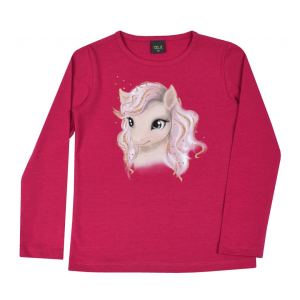 ATUT meiteņu tops ar garām piedurknēm - Pony, 0603, rozā - Image 1