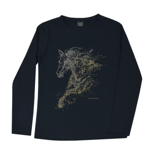 ATUT meiteņu tops ar garām piedurknēm - Like the Wind, 0625, tumšizila - Image 1