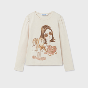 MAYORAL T-krekls ar garām piedurknēm meitenei ECOFRIENDS,Rosado - Image 1