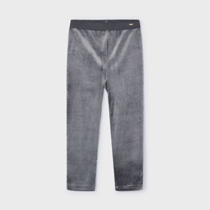 MAYORAL Pelēki samta legingi meitenēm Basic", Titanium" - Image 1