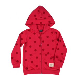 ATUT Meiteņu jaka ar kapuci - Dots, 0919, koši rozā - Image 1