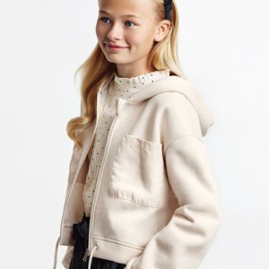 MAYORAL Meiteņu jaka ar kapuci, Chickpea - Image 1