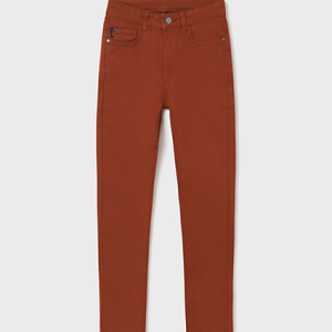 MAYORAL Bikses Slim Fit ECOFRIENDS, Brick red - Image 1