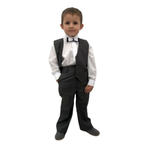 HRYNCEWICZE Melna veste un bikses zēniem - Image 1