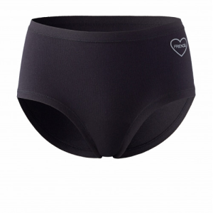 Meiteņu biksītes- šorti FRIENDS ar sirds motīvu, black - Image 1