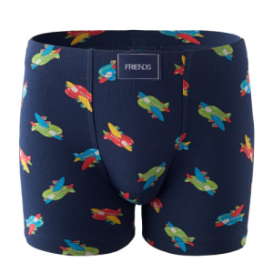 Zēnu bokseršorti FRIENDS ar lidmašīnām, dark navy - Image 1