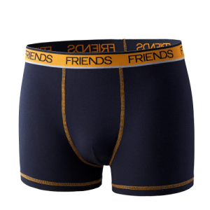 Zēnu bokseršorti FRIENDS bez sānu vīlēm, dark navy - Image 1