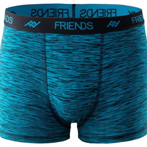 Zēnu bokseršorti FRIENDS bez sānu vīlēm, petrol blue - Image 1
