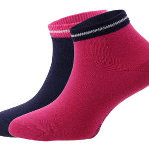 Kids socks Friends 2-p, 28-30, fuchsia / navy" - Image 1