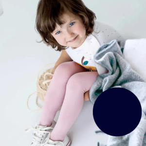 CORINA MINI Mikrofibras zeķubikses meitenēm 120 DEN, Cosmoss Blue - Image 1