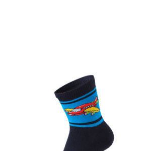 Zēnu zeķes Friends ar lidmašīnu, navy - Image 1