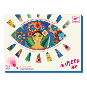 DJECO Kolāža - Iedvesmots! - Papīra māksla - Ziedi, DJ09385 - Image 1